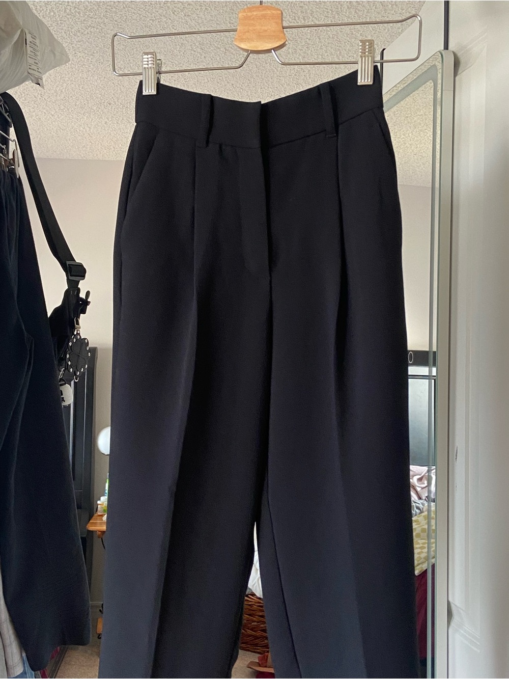 Cuffed Bottom Black Wilfred Dress Pants